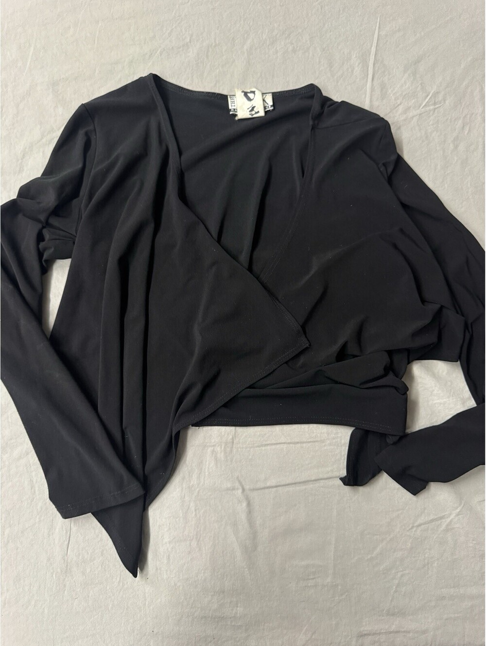 The Look Randolph Duke Cardigan Jacket Size Small Black